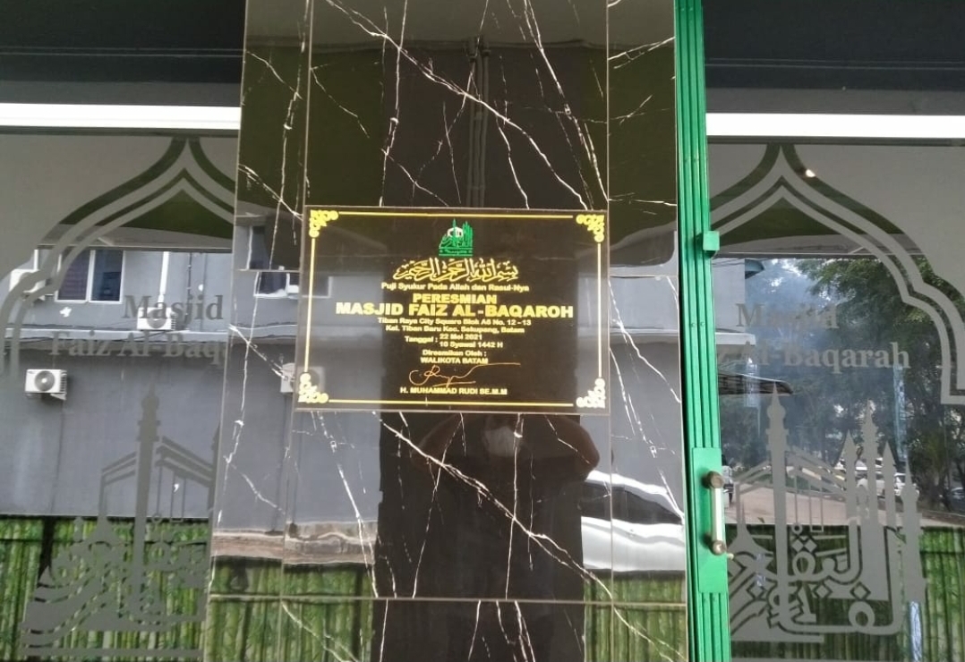 peresmian masjid madrasah faiz al baqarah batam oleh walikota batam m rudi (3)