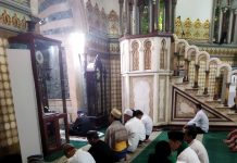 Syawal penuh berkah😊 Perjalanan Da’wah Madrasah Faiz Albaqarah (Pekanbaru, Medan, Aceh) Shalat Magrib Berjamaah di Masjid Raya Kota Medan